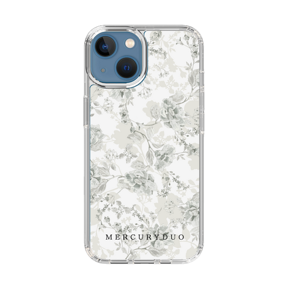Slim Protection Case［ MERCURYDUO - NuanceFlower - White ］