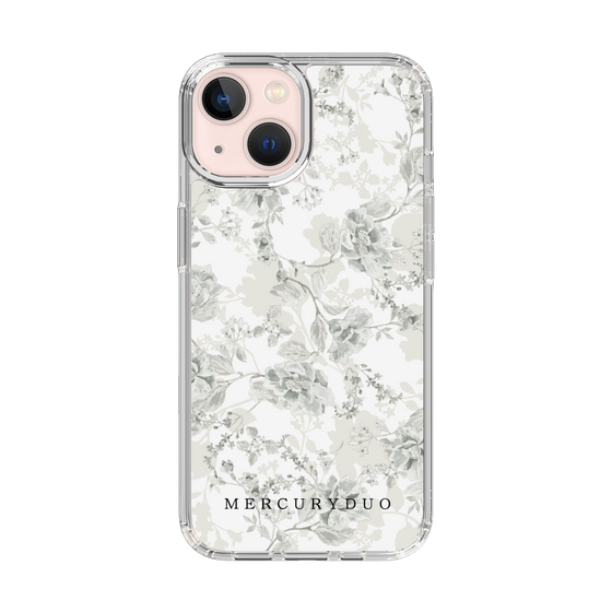 Slim Protection Case［ MERCURYDUO - NuanceFlower - White ］