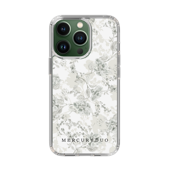 Slim Protection Case［ MERCURYDUO - NuanceFlower - White ］
