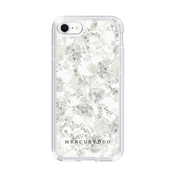 Slim Protection Case［ MERCURYDUO - NuanceFlower - White ］