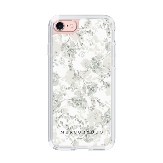 Slim Protection Case［ MERCURYDUO - NuanceFlower - White ］