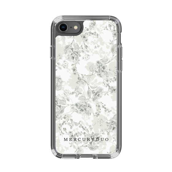 Slim Protection Case［ MERCURYDUO - NuanceFlower - White ］