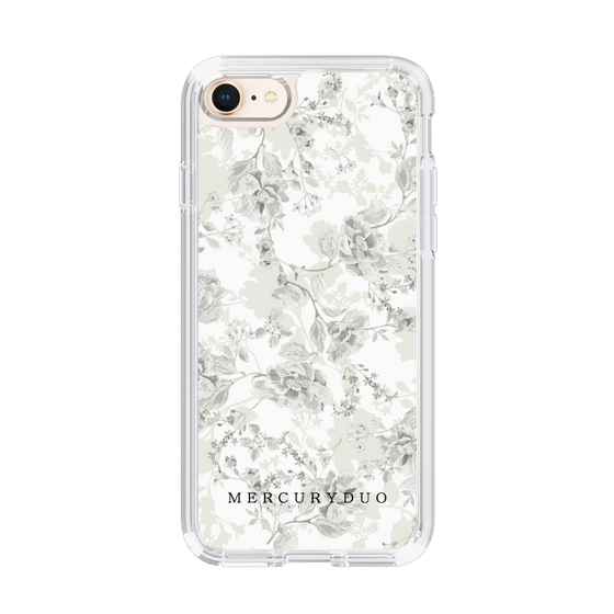 Slim Protection Case［ MERCURYDUO - NuanceFlower - White ］