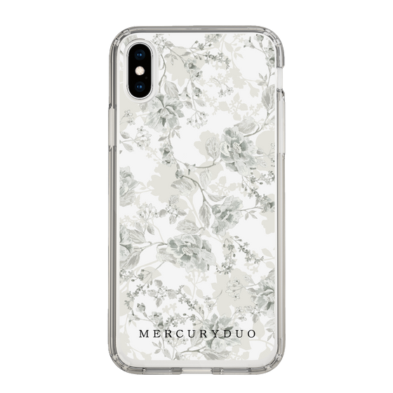 Slim Protection Case［ MERCURYDUO - NuanceFlower - White ］