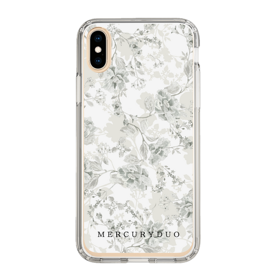 Slim Protection Case［ MERCURYDUO - NuanceFlower - White ］