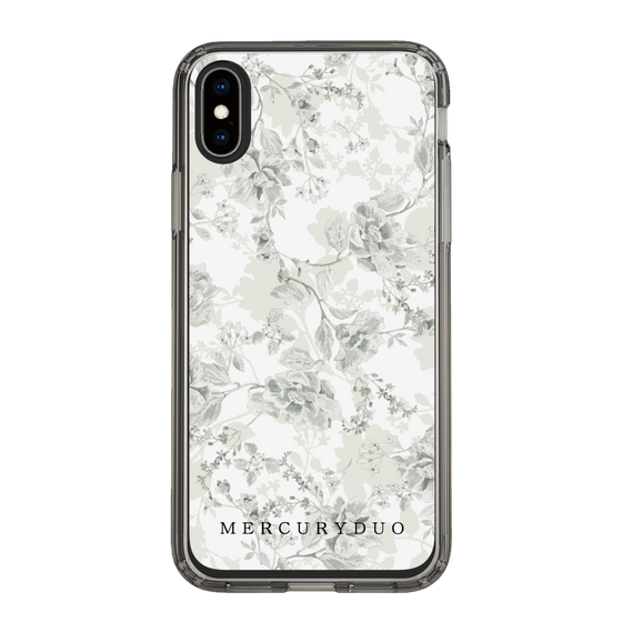 Slim Protection Case［ MERCURYDUO - NuanceFlower - White ］