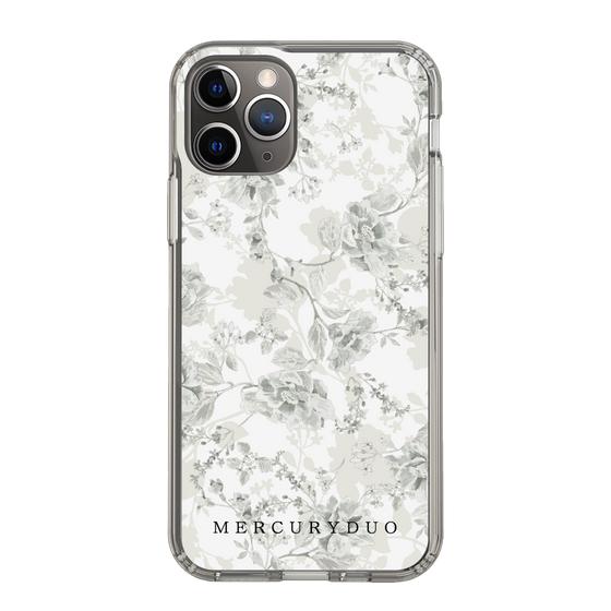 Slim Protection Case［ MERCURYDUO - NuanceFlower - White ］
