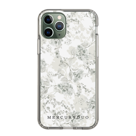 Slim Protection Case［ MERCURYDUO - NuanceFlower - White ］