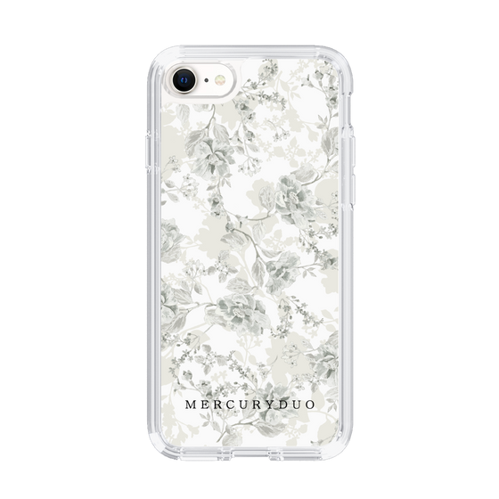 Slim Protection Case［ MERCURYDUO - NuanceFlower - White ］