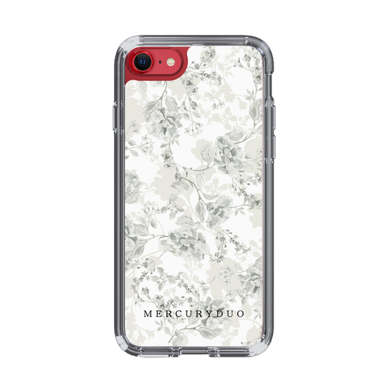 Slim Protection Case［ MERCURYDUO - NuanceFlower - White ］