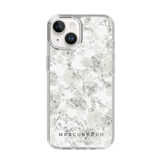Slim Protection Case［ MERCURYDUO - NuanceFlower - White ］