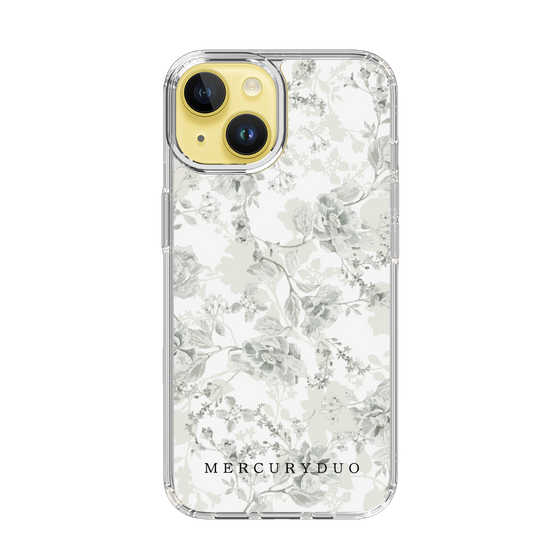 Slim Protection Case［ MERCURYDUO - NuanceFlower - White ］