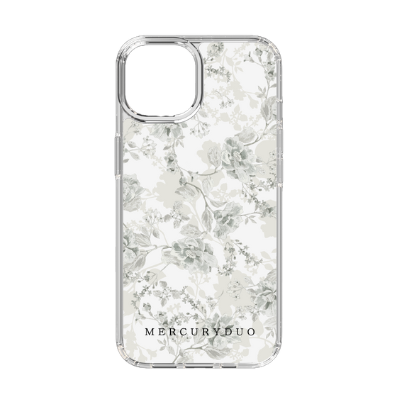 Slim Protection Case［ MERCURYDUO - NuanceFlower - White ］