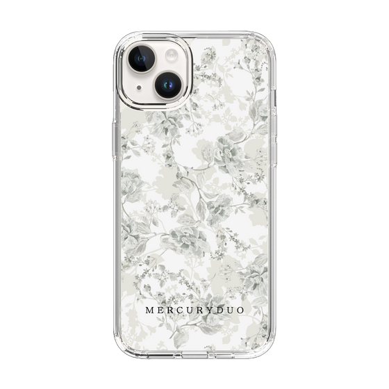Slim Protection Case［ MERCURYDUO - NuanceFlower - White ］