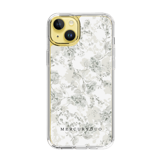 Slim Protection Case［ MERCURYDUO - NuanceFlower - White ］