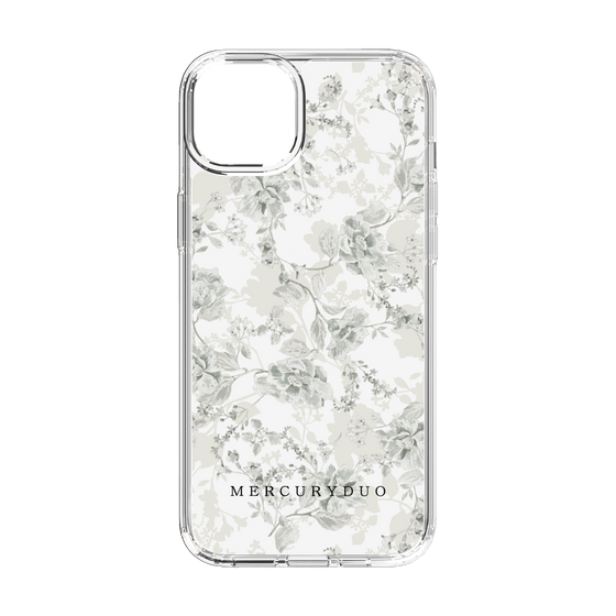 Slim Protection Case［ MERCURYDUO - NuanceFlower - White ］