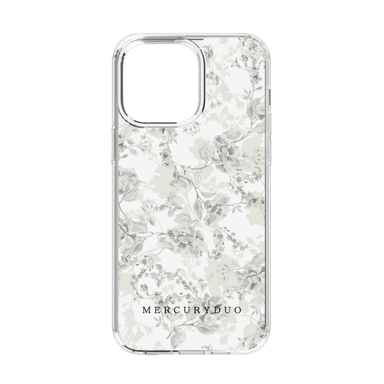 Slim Protection Case［ MERCURYDUO - NuanceFlower - White ］