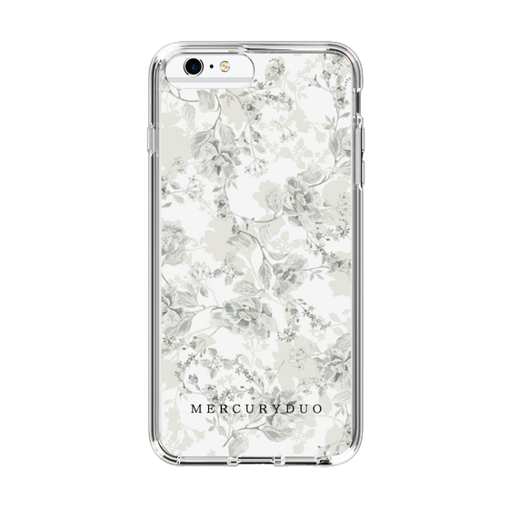 Slim Protection Case［ MERCURYDUO - NuanceFlower - White ］