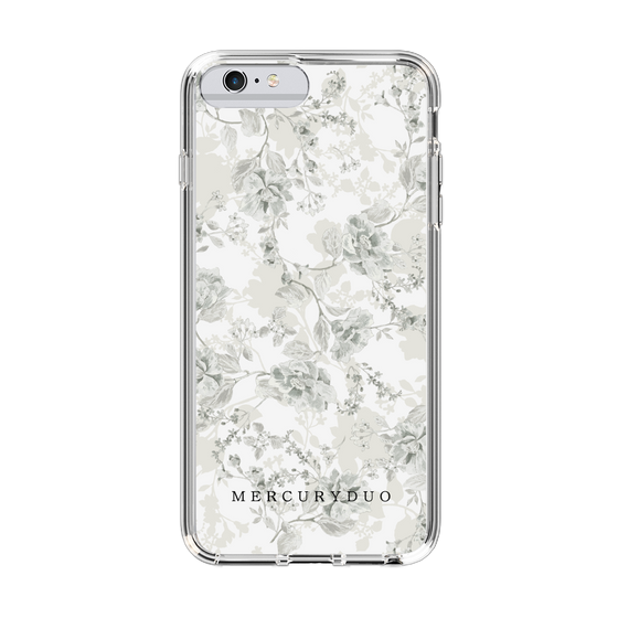 Slim Protection Case［ MERCURYDUO - NuanceFlower - White ］