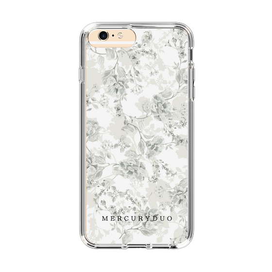 Slim Protection Case［ MERCURYDUO - NuanceFlower - White ］