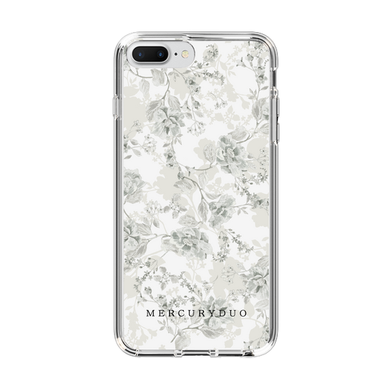 Slim Protection Case［ MERCURYDUO - NuanceFlower - White ］