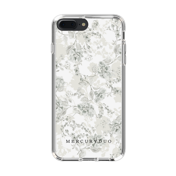 Slim Protection Case［ MERCURYDUO - NuanceFlower - White ］
