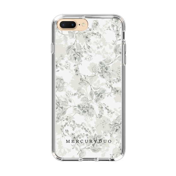 Slim Protection Case［ MERCURYDUO - NuanceFlower - White ］