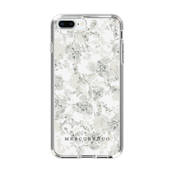 Slim Protection Case［ MERCURYDUO - NuanceFlower - White ］