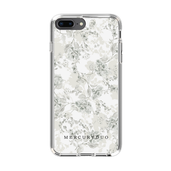 Slim Protection Case［ MERCURYDUO - NuanceFlower - White ］