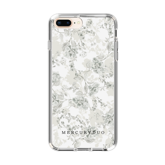 Slim Protection Case［ MERCURYDUO - NuanceFlower - White ］