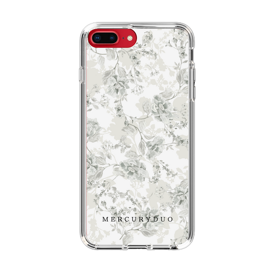 Slim Protection Case［ MERCURYDUO - NuanceFlower - White ］