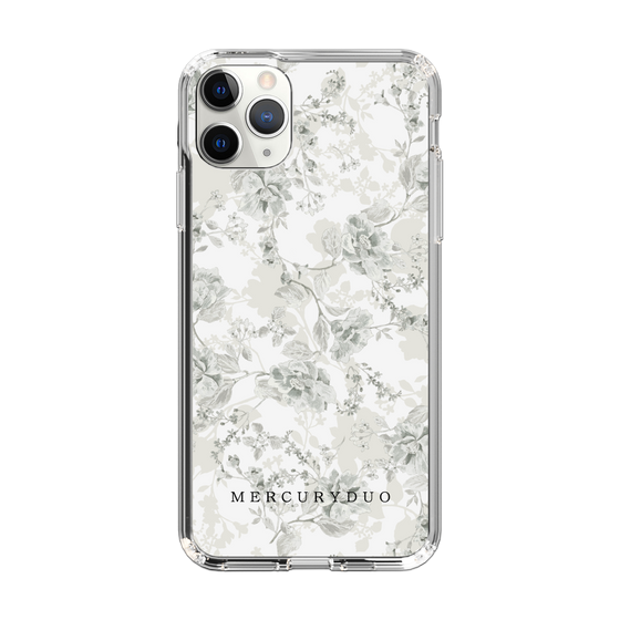 Slim Protection Case［ MERCURYDUO - NuanceFlower - White ］