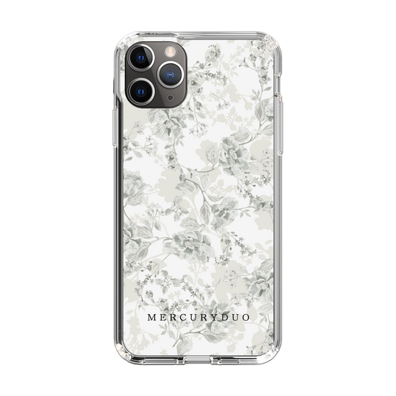 Slim Protection Case［ MERCURYDUO - NuanceFlower - White ］