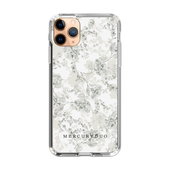 Slim Protection Case［ MERCURYDUO - NuanceFlower - White ］