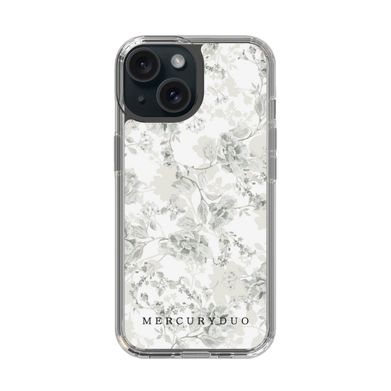 Slim Protection Case［ MERCURYDUO - NuanceFlower - White ］