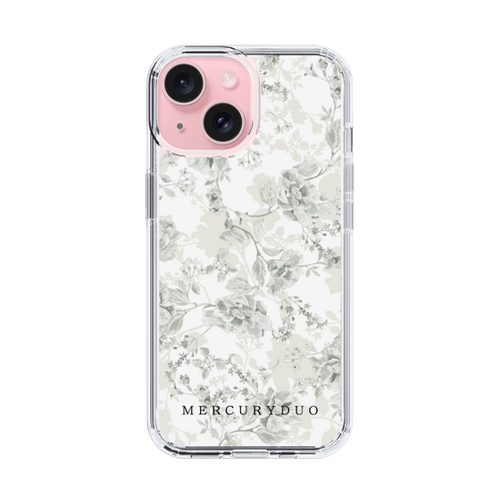 Slim Protection Case［ MERCURYDUO - NuanceFlower - White ］