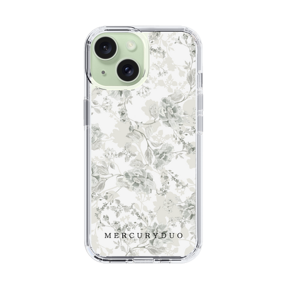 Slim Protection Case［ MERCURYDUO - NuanceFlower - White ］