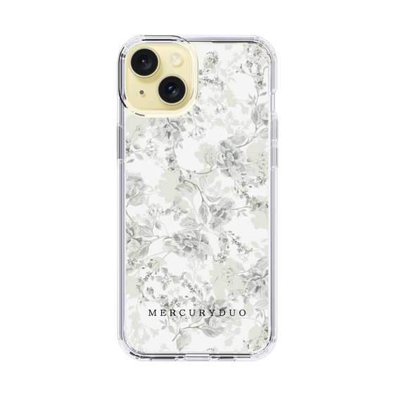 Slim Protection Case［ MERCURYDUO - NuanceFlower - White ］