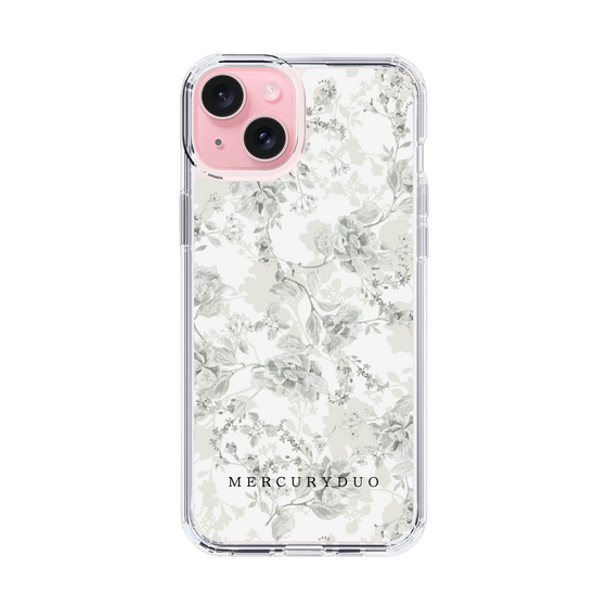 Slim Protection Case［ MERCURYDUO - NuanceFlower - White ］