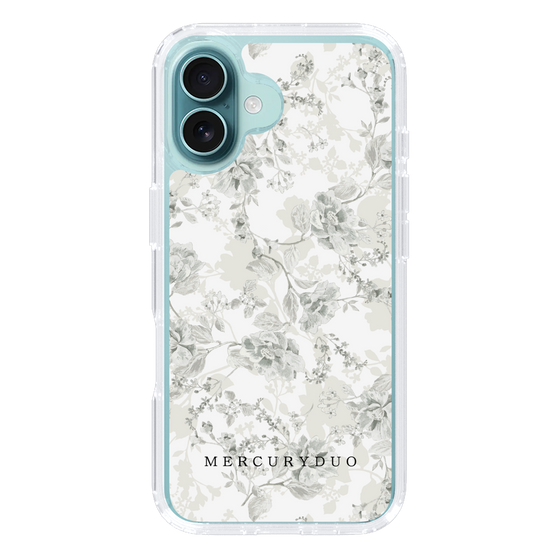 Slim Protection Case［ MERCURYDUO - NuanceFlower - White ］