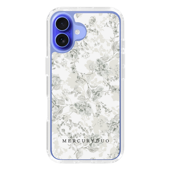 Slim Protection Case［ MERCURYDUO - NuanceFlower - White ］