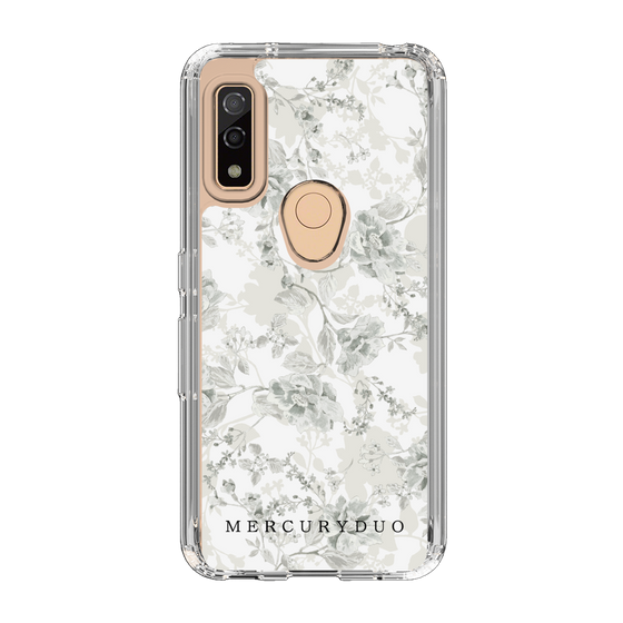 Slim Protection Case［ MERCURYDUO - NuanceFlower - White ］