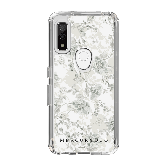 Slim Protection Case［ MERCURYDUO - NuanceFlower - White ］