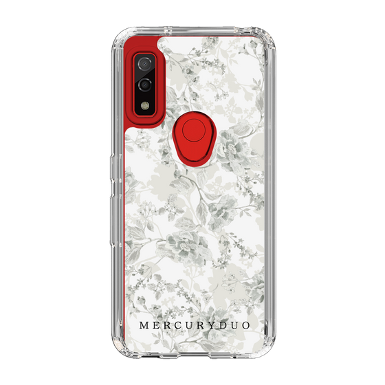 Slim Protection Case［ MERCURYDUO - NuanceFlower - White ］