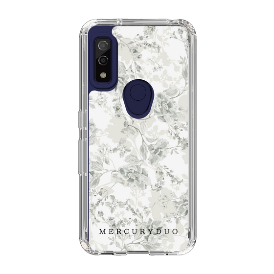 Slim Protection Case［ MERCURYDUO - NuanceFlower - White ］