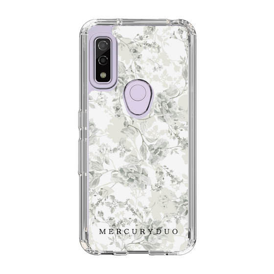Slim Protection Case［ MERCURYDUO - NuanceFlower - White ］