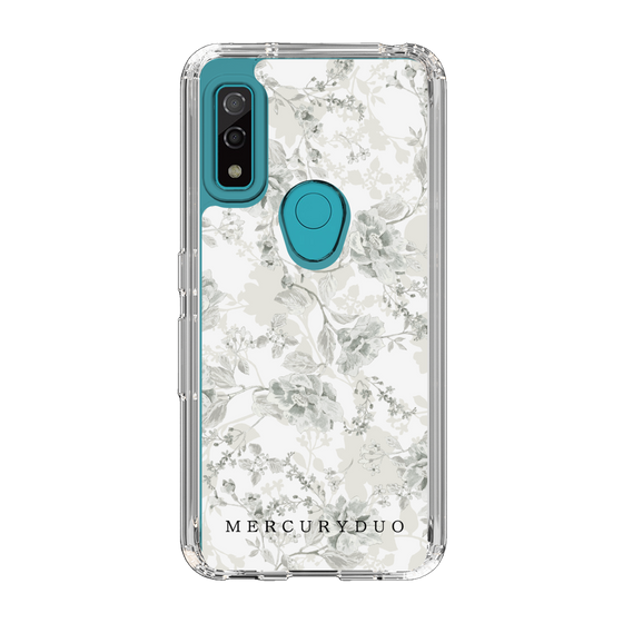 Slim Protection Case［ MERCURYDUO - NuanceFlower - White ］