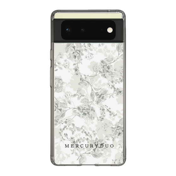 Slim Protection Case［ MERCURYDUO - NuanceFlower - White ］