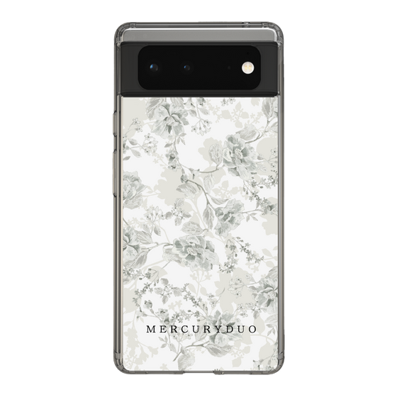 Slim Protection Case［ MERCURYDUO - NuanceFlower - White ］