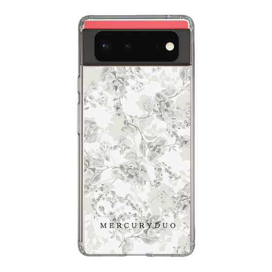 Slim Protection Case［ MERCURYDUO - NuanceFlower - White ］